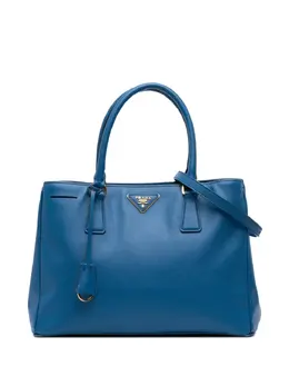 Prada Pre-Owned: Голубая сумка 
