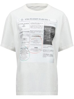 MM6 Maison Margiela: Футболка с принтом 