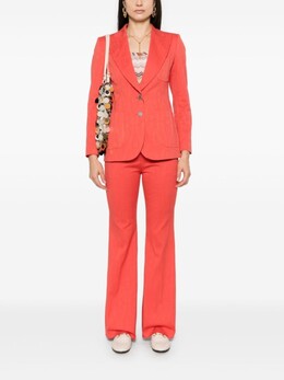Etro: Оранжевые брюки 