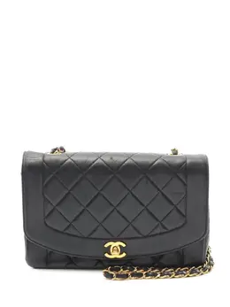 CHANEL Pre-Owned: Чёрная сумка через плечо 