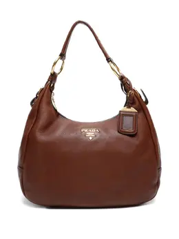 Prada Pre-Owned: Коричневая сумка 