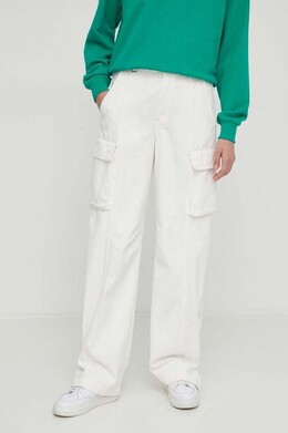 United Colors Of Benetton: Бежевые джинсы 