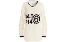 MM6 Maison Margiela: Белый свитер 