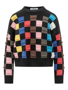 MSGM: Чёрный свитер 