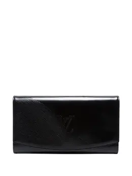 Louis Vuitton Pre-Owned: Чёрный клатч 