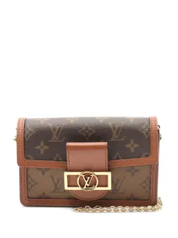 Louis Vuitton Pre-Owned: Коричневая сумка через плечо 