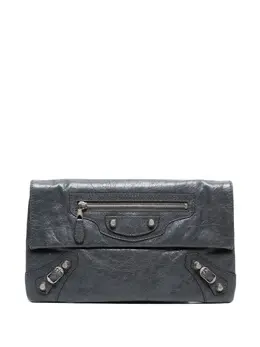 Balenciaga Pre-Owned: Серебристый клатч 
