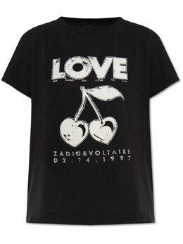 Zadig&Voltaire: Футболка с принтом 