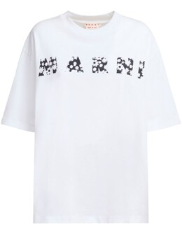 Marni: Белая футболка 