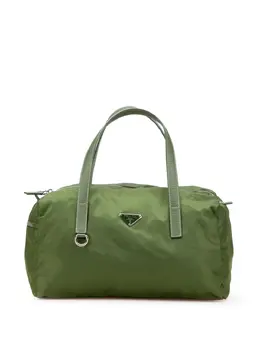 Prada Pre-Owned: Зелёная сумка 