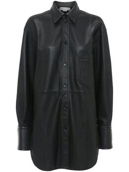 Victoria Beckham: Кожаная рубашка 