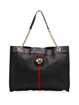 Gucci Pre-Owned: Чёрная сумка-шоппер 