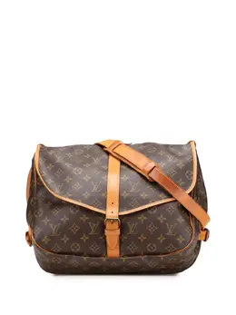 Louis Vuitton Pre-Owned: Коричневая сумка через плечо 