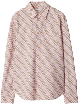 Burberry: Рубашка в клетку 