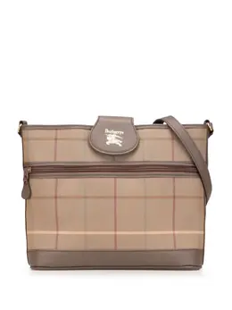 Burberry Pre-Owned: Коричневая сумка через плечо 