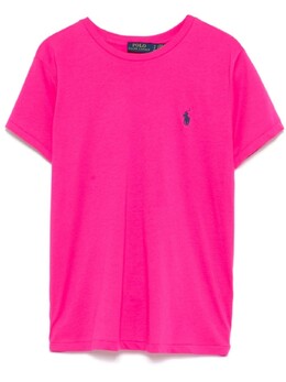 Polo Ralph Lauren: Розовая футболка 