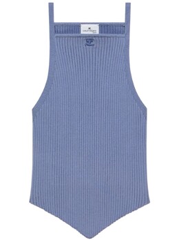 Courreges: Синий топ 