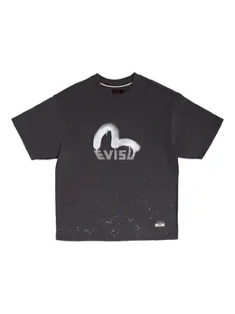 EVISU: Тёмная футболка 