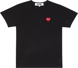 Comme Des Garçons Play: Чёрная футболка  Heart