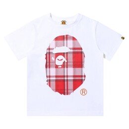A BATHING APE: Футболка в клетку 