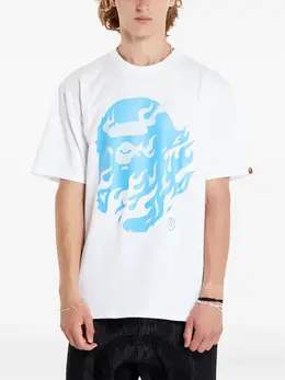 A BATHING APE®: Белая футболка 