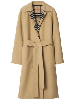 Burberry: Пальто в клетку 