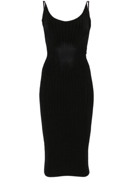 MUGLER: Трикотажное платье 