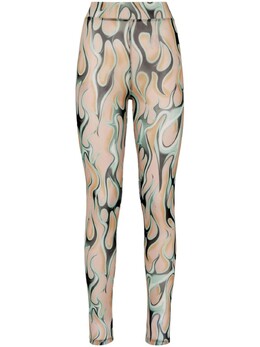 Philipp Plein: Легинсы  Flame