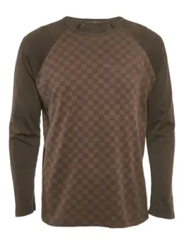 Louis Vuitton Pre-Owned: Рубашка с рукавом реглан 