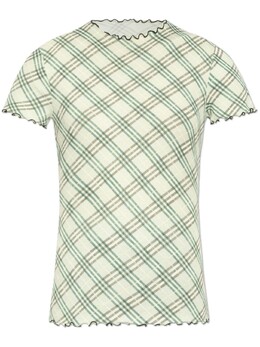 Burberry: Винтажная футболка  Vintage Check