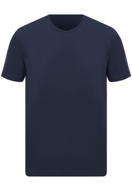 CORNELIANI: Синяя футболка 