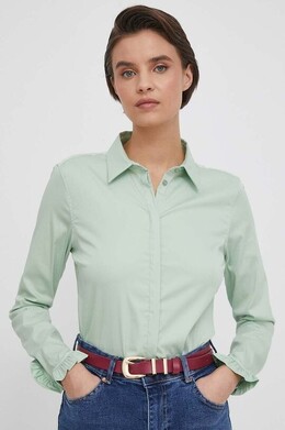 United Colors Of Benetton: Синяя рубашка 