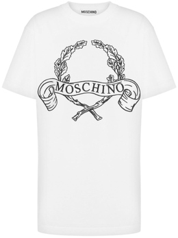 Moschino: Белая футболка 