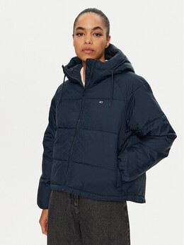 Tommy Jeans: Синий пуховик 