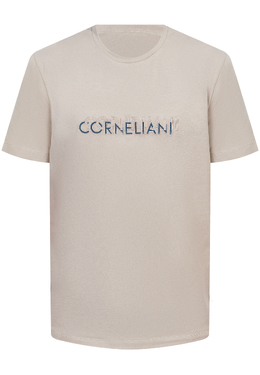 CORNELIANI: Бежевая футболка 