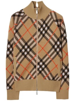 Burberry: Кардиган в клетку 