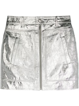 Zadig&Voltaire: Кожаная юбка 