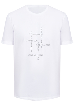 CORNELIANI: Белая футболка 