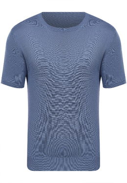CORNELIANI: Голубая футболка 