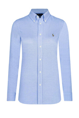 Polo Ralph Lauren: Синяя рубашка 