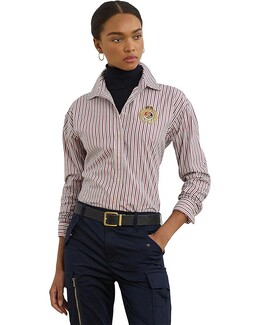 Lauren Ralph Lauren: Рубашка в полоску 