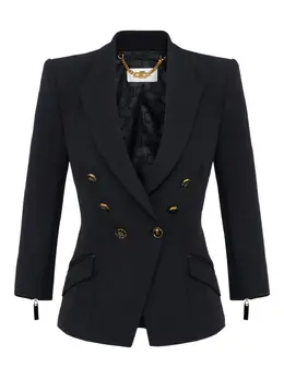 Elisabetta Franchi: Двубортная куртка 