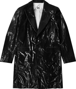 MM6 Maison Margiela: Кожаное пальто 