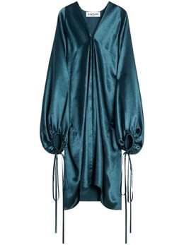 Lanvin: Атласное платье 