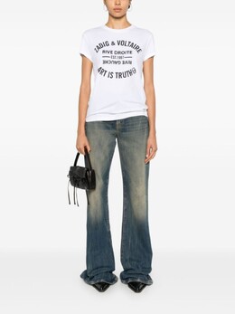 Zadig&Voltaire: Белая футболка 