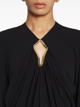 Lanvin: Чёрная блуза 