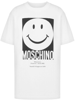 Moschino: Хлопковая футболка 