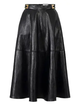 Elisabetta Franchi: Кожаная юбка 