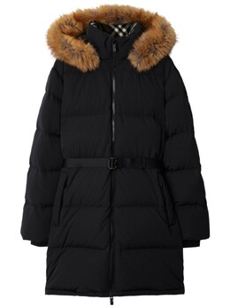 Burberry: Чёрное пальто 