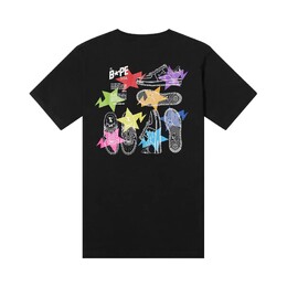 A BATHING APE: Чёрная футболка 
